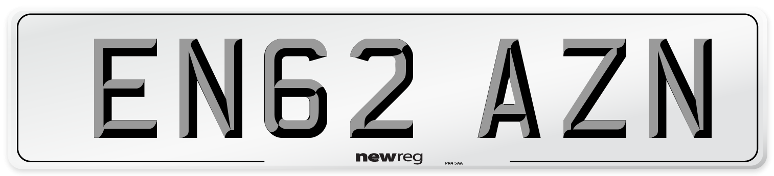 EN62 AZN Number Plate from New Reg